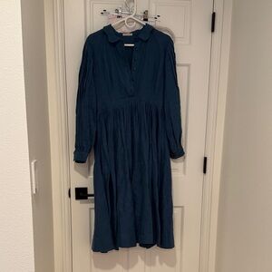 Little women atelier Beth dress in denim blue, size S/M